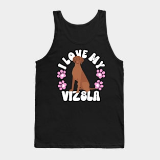 I Love My Vizsla Tank Top